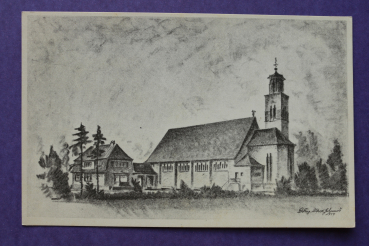 Ansichtskarte AK Vaihingen a. F. 1930-1940 Christ Königs Kirche Neubau